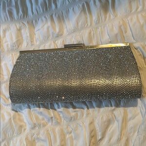 Elegant Silver Clutch Bag